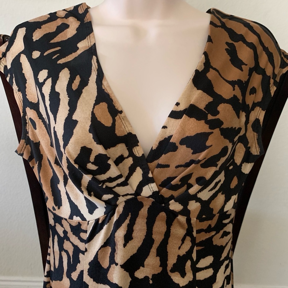 Short sleeve Leopard Dress
